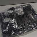 SOLEJAZZ Folding Hand Truck Portable Dolly Cart with Wheels Foldable 500LB Heavy Duty Luggage Cart Collapsible Hand Cart Moving Dolly for Airport Travel Furniture Luggage Office Moving, Black