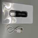 Smart Fingerprint Padlock for Locker, Small Rechargeable Fingerprint Lock, Keyless Biometric Thumbprint Padlock for Gym School Locker, Suitcase, Backpack (Black)