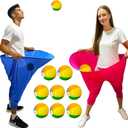 Granny Pants Outdoor Game, 2 Pack Granny Pants Yard Game for Adults and Family, Giant Outdoor Games with 8 Bouncy Balls for Party Backyard Lawn Christmas Family Reunion Games