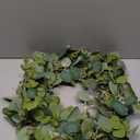 Eucalyptus Wreaths for Front Door 20", Handmade Green Leaves Wreath for Summer, Spring and All Seasons, Greenery Floral Wreath for Wall and Outside