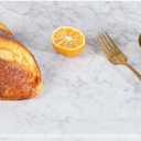 Natural Carrara White Marble Pastry and Cutting Board, 12x20x0.6 Inch, Heavy for Dough Chocolate, Pack of 1