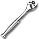 boen 3/8-Inch Drive Ratchet, 90-Tooth Quick-Release Ratchet Wrench, 4-Degree Swing, Reversible, Chrome Alloy Made, Full Polished