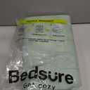 Bedsure GentleSoft 100% Cotton Blanket Twin XL Size for Bed - Breathable and Lightweight, Soft Cozy Textured Herringbone Woven Summer Blanket for College Dorm, Sage Green, 66x90 inches