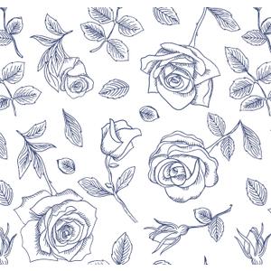 3 x Timeet 17.7In 197In Peel and Stick Wallpaper, Blue and White Floral Peel and Stick Wallpaper Boho Contact Paper Removable Self Adhesive Bedroom Cabinet Mural Wall Decor Vinyl Roll