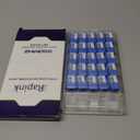 Rapink RJ45 Keystone Jack Cat6 10G Support, Keystone Jacks UTP 25 Pack for Wall Plate and Patch Panel, Rj45 Keystone 90 Degree Blue Color for Cat6, Cat5e, Cat5 Cabling