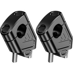 LOKTENWO Aluminum Alloy 7/8 (22mm) Motorcycle Handlebar Risers, Universal Handlebar Mount Clamp Risers Compatible with Dirt Pit Bike