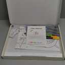 16-Inch Rechargeable Doodle Glow LED Note Board, 7-Color Light Modes, Neon Art Dry Erase Light Up Drawing Pad with Built-in Stand, Sketching Gift Toy for Kids/ Girls/ Teens, 5 Markers & Tracing Book