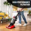 Dirt Devil Multi-Surface+ Upright Bagless Vacuum Cleaner Machine for Carpet and Hard Floor, UD76200V, AD31210