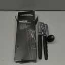 Commercial Can Opener, UHIYEE Hand Crank Can Opener Manual Heavy Duty with Comfortable Extra-long Handles, Oversized Knob, Large Handheld Can Open Easy for Big Cans, Black