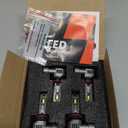 SEALIGHT S2S 9005/HB3 9006/HB4 Light Bulbs Combo, 100,000LM Super Brighter, 6500K Pure White 9005 9006 Fog Bulbs, with Cooling Fan 60K+ Hours Lifespan, 4-Pack