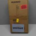 HUANUO Monitor Stand, Freestanding VESA Mount for 13 to 34 Inch Screens, Holds up to 44lbs, 5 Height Options, Swivel Desk Stand Riser With 360 Rotation, VESA 75x75mm/100x100mm