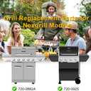 Grill Grease Tray Replacement for Nexgrill 720-0882A Evolution Infrared Plus 5-Burner, Adjustable Drip Pan, Heat Plates Tents, Igniters and Burners Nexgrill Replacement Parts