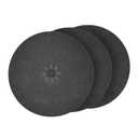 HUAALIUCHE Floor Sanding Disc Cloth-Backed Silicon Carbide17" x 2" Holes for Concrete, Stone, 60 Grit, 3-Pack