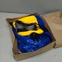 Halloween Costume for Adult Women,Goggles/Yellow Beanie/Blue Dress/Suspenders/Gloves Halloween Costume Accessories