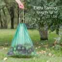 10 Gallon Trash Bag Ultra Strong 100 Count With Drawstring