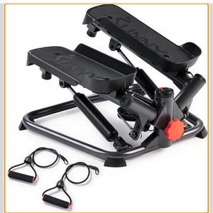 Sunny Health & Fitness Mini Steppers for Exercise at Home, Stair Step Workout Machine, Full Body Cardio Equipment, with Optional Free SunnyFit App Connection and Resistance Band