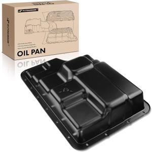 A-Premium Transmission Oil Pan with Drain Plug Compatible with 5R110W 5 Speed Transmission & Ford F-250/350/450/550 Super Duty E-350 Super Duty E-450 Super Duty Excursion