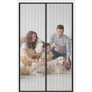 CANLENE Premium Magnetic Screen Door, Heavy-Duty Reinforced Mesh, Ultra-Dense Weave, Smooth Auto-Close, Pets & Kids  Hands-Free, No-Gap Seal (Standard, White)