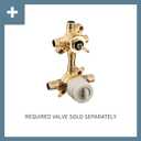 Moen Align Brushed Nickel M-CORE 3-Series 2-Handle Shower Faucet Trim, Valve Required, UT3290BN