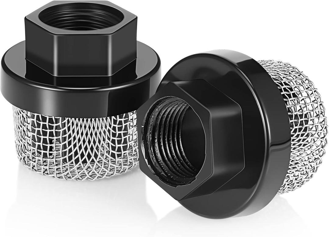 Nuanchu 2 Pcs Hose Inlet Strainer Filter Suction Strainer Garden Screen Garden Hose Pump Inlet Sprayer Filter 3/4 7/8 Thread for Sprayer 390 395 495(Inner Diameter,7/8)