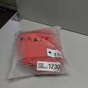 Oalka Women's Dress Pants Straight Leg Yoga Work Stretchy Pant for Office Business (Small, Red)