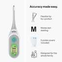 Braun Digital Thermometer, Clinically Accurate, Color Coded Fever Guidance, Thermometer for Adults, Baby, Toddlers & Kids, Oral, Rectal or Underarm use, No 1 Brand Recommended by Pediatricians