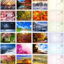 PARTH iMPEX Seasonal Nature Postcards - (Pack of 54) 4"x6" Bulk Variety of Fall Autumn Winter Summer Spring National Parks Theme with Mailing Side - all Occasion Cards