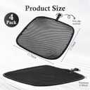4 Pcs Summer 3D Air Mesh Seat Cushion Cool Pad,Universal Breathable Cooling Cushions Seats for SUV Truck Van Pickup Office Chair Home Wheelchairs,17.75" x 17.75"