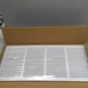 24"W x 10"H [Duct Opening Size] Steel Return Air Grille, Air Return Vent Cover for Ceiling and Sidewall - HVAC Air Vent Covers - [Outer Dimensions: 25.75"W x 11.75"H]