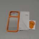 TAURI for iPhone 17 Pro Case, Full Camera Protection with Screen Protector, Anti-Yellowing Military-Grade Protection Shockproof Slim Phone Case for iPhone 17 Pro, Orange