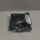 Silicone Trivet Pot Mat and Oven Mitts Sets | Heat Resistant Pot Holder and Mini Non-Slip & Flexible Oven Gloves for Kitchen Baking Cooking, Black (2 Square, 2 Round Mats, 1 Pair Oven Mitts, Black)