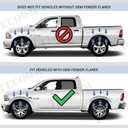 Tecoom Mud Flaps Splash Guards Compatible with 2009-2018 Dodge Ram 1500/2010-2018 Dodge Ram 2500 3500 (with OEM Fender Flares) Front and Rear Mud Flaps All Weather Protection Mud Guards 4PCS