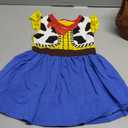 MOMMY'S NEW MAN Toddler Girls Cowgirls Costume with Cow Girl Hat Halloween Party Dress Up 2-6Years (*01)