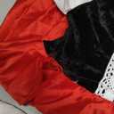 Little Red Riding Hood Dress Christmas Cosplay Costumes for Girls With Cloak,Headband,Bag 4T-5T(110cm)