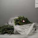 Puleo International 6.5ft Pre-Lit Slim Aspen Fir Artificial Christmas Tree with 350 Clear Lights, 760 Realistic Dense Branch Tips, Easy Setup Artificial Trees with Sturdy Metal Stand