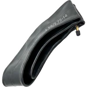 2.50/2.75-14" Motorcycle Inner Tube, Heat-Resistant Aging-Resistant Inner Tubes, Thickened Sealed Vehicle Tire Replacement Parts, Universal for Dirt Pit Bike Motorcycle Off Road (Black)