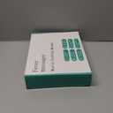 Foot Advanced Triple Method Massager, with 5 Vibration Modes and 6 Heat Levels, Suitable for Reduce Fatigue and Plantar Fasciitis, Travel & Home UseGrey 2pcs