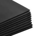 Patelai 3 Pcs 24 x 36 Inches Corrugated Plastic Sheet Corrugated Poster Board 4mm Thick Waterproof Blank Board Sheets Plastic Yard Sign for Garage and Estate Sale, Indoor and Outdoor Use(Black)