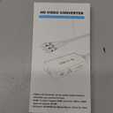 HDMI to RCA Converter, HDMI to AV 3RCA CVBs Composite Video Audio Converter Adapter Supports PAL/NTSC for TV Stick, Roku, Android TV Box, DVD etc., Black