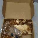 Boho Cake Topper Happy Birthday Cake Decorations with Balls Eucalyptus for Wedding Birthday Supplies (Black)