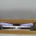 RENRUI Waist Twister Machine Exercise Fitness Tool, Ab Twister Board with the Smart LED Digital Monitor, 300lbS Capacity & 20dB Ultra-Quiet, Anti-Slip Home Gym Workout Equipment for Women Belly Fat (Purple)