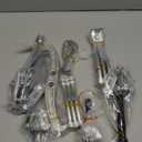 Orion Motor Tech Gear Puller Set, 3" 4" 6" 8" 3 Jaw Puller Kit for Pulley Gear Bearing Flywheel Removal, Heavy Duty Pulley Puller with Reversible Jaws 4 pcs Bearing Puller Tool Kit (silver)