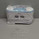 Toothbrush Holder Wall Mounted, WEKITY Multi-Functional Toothbrush and Toothpaste Dispenser for Bathroom, with 5 Toothbrush Slots, 2 Toothpaste Squeezers and 4 Cups(Blue)