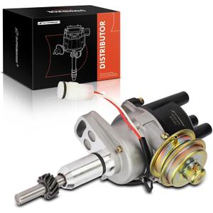 A-Premium Ignition Distributor with Module and Cap and Rotor Compatible with Toyota 4Runner 1984, Pickup 1982-1990, Celica 1982-1984, Corona 1982, 2.4L