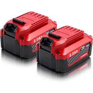 Upgrade 8.0Ah Replacement for Craftsman 20V Battery V20 Lithium ion Batteries Compatible with Craftsman 20 Volt Cordless Power Tools CMCB205 CMCB204 CMCB206 CMCB202 CMCB201B0GGGVH6WNB0GGGVH6WN,2Pack