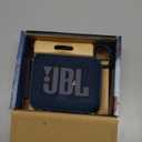 JBL Go 4 - Ultra-Portable, Waterproof and Dustproof Bluetooth Speaker, Big JBL Pro Sound with Punchy bass, 7-Hour Built-in Battery, Made in Part with Recycled Materials (Blue)