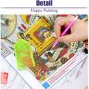 4Pcs Gnome Diamond Painting Kits for Adults,5D DIY Full Drill Diamond Art Kits for Adults,Crystal Gem Diamond Art Painting Kits for Home Wall Decor (G8248+G8249+G8250+G8251)