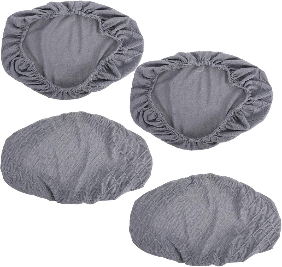 IMIKEYA 4Pcs Elastic Rectangle Stool Covers Thickened Cloth Protectors for Bar Stools Vanity Chairs and Salon Stools Soft for Kitchen and Dining Room Use