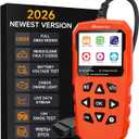 OBD2 Scanner,V880 Car Scanner Diagnostic Tool: Car Check Engine Code Reader with Reset,Live Data & Freeze Frame,Mode 6, Mode 8, OBDII Scan Tool for All OBD II Protocol Vehicles Since 1996