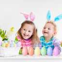 Rossesay 12 Pcs Easter Egg Votive Candles 1.8'' x 2.4'' Colored Unscented Egg Shaped Candles Smokeless Tealights for Easter Party Home Decoration Supplies (Macaron Style)